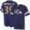 Corey Mayfield Jr. Name & Number Game Day V-Neck T-Shirt - Purple