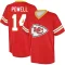 Cornell Powell Name & Number Game Day V-Neck T-Shirt - Red