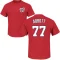 Cory Abbott Name & Number T-Shirt - Red