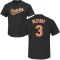 Curt Blefary Name & Number T-Shirt - Black