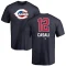 Curt Casali Name and Number Banner Wave T-Shirt - Navy