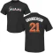 Curtis Granderson Name & Number T-Shirt - Black