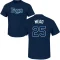 Curtis Mead Name & Number T-Shirt - Navy