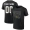 Custom 2023 Stanley Cup Final Name & Number T-Shirt - Black