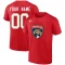 Custom 2023 Stanley Cup Final Name & Number T-Shirt - Red