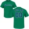 Custom Name & Number T-Shirt - Green