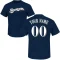 Custom Name & Number T-Shirt - Navy