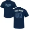 Custom Name & Number T-Shirt - Navy