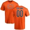 Custom Name & Number T-Shirt - Orange