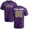 Custom Name & Number T-Shirt - Purple