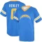 Daiyan Henley Name & Number Game Day V-Neck T-Shirt - Royal