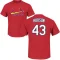 Dakota Hudson Name & Number T-Shirt - Red