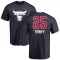 Dalen Terry Name and Number Banner Wave T-Shirt - Navy