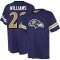 Damarion Williams Name & Number Game Day V-Neck T-Shirt - Purple