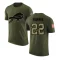 Damien Harris Legend Salute to Service T-Shirt - Olive