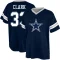 Damone Clark Name & Number Game Day V-Neck T-Shirt - Navy Blue