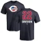 Dan Driessen Name and Number Banner Wave T-Shirt - Navy