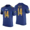 Dan Fouts Legend Color Rush T-Shirt - Blue