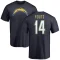 Dan Fouts Name & Number T-Shirt - Navy