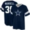 D'Angelo Mandell Name & Number Game Day V-Neck T-Shirt - Navy Blue