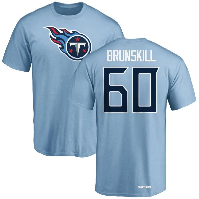 Daniel Brunskill Name & Number T-Shirt - Light Blue - Tshirtsedge