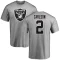 Daniel Carlson Name & Number T-Shirt - Ash