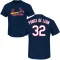 Daniel Ponce de Leon Name & Number T-Shirt - Navy