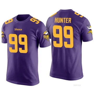 Women's Danielle Hunter Backer V-Neck T-Shirt - Ash - Tshirtsedge