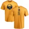 Danny Gare One Color Backer T-Shirt - Gold