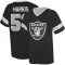 Darius Harris Name & Number Game Day V-Neck T-Shirt - Black