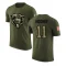 Darnell Mooney Legend Salute to Service T-Shirt - Olive