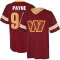 Daron Payne Name & Number Game Day V-Neck T-Shirt - Red