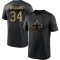 Darrel Williams 2020 Salute To Service Performance T-Shirt - Black