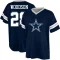 Darren Woodson Name & Number Game Day V-Neck T-Shirt - Navy Blue