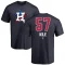 Darryl Kile Name and Number Banner Wave T-Shirt - Navy