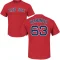 Darwinzon Hernandez Name & Number T-Shirt - Scarlet