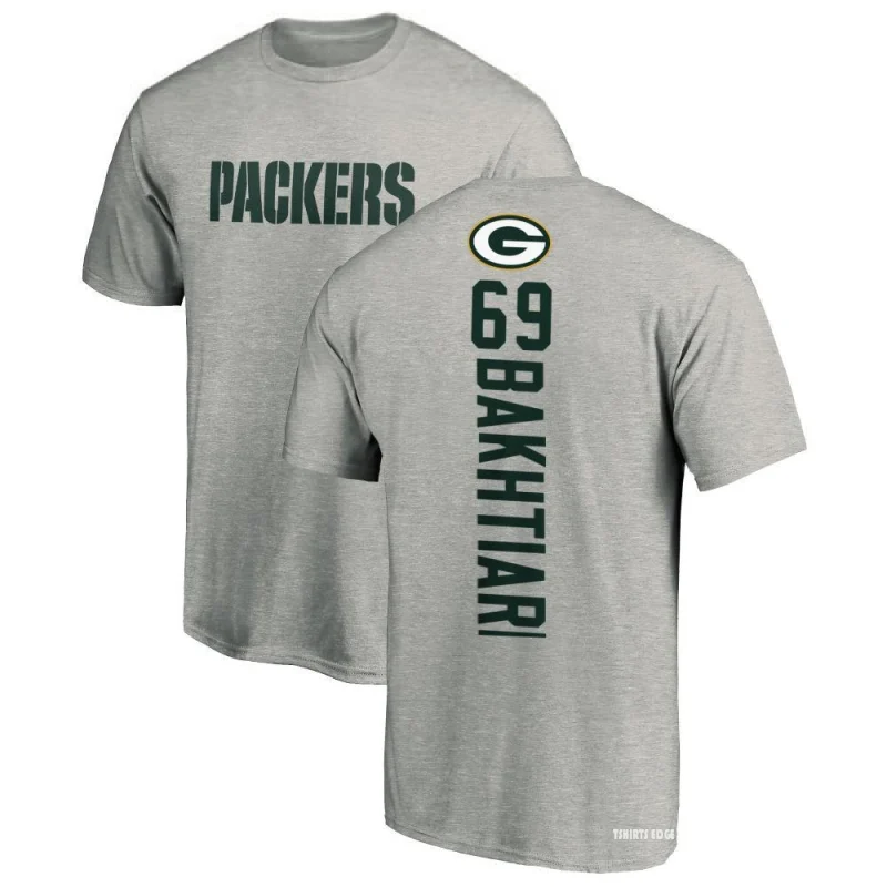 David Bakhtiari Backer T-Shirt - Ash - Tshirtsedge