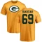 David Bakhtiari Name & Number T-Shirt - Gold