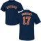 David Hensley Name & Number T-Shirt - Navy