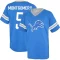 David Montgomery Los Name & Number Game Day V-Neck T-Shirt - Blue