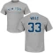 David Wells Name & Number T-Shirt - Gray