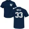 David Wells Name & Number T-Shirt - Navy