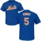 David Wright Name & Number T-Shirt - Royal