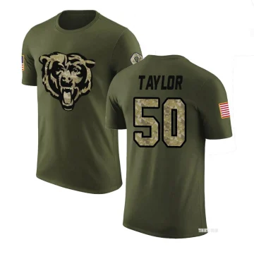 Women's Davion Taylor Legend Salute to Service Scoop Neck T-Shirt - Olive -  Tshirtsedge