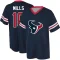 Davis Mills Name & Number Game Day V-Neck T-Shirt - Navy