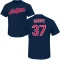 Davis Sharpe Name & Number T-Shirt - Navy