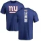 Davis Webb Backer T-Shirt - Royal