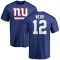 Davis Webb Name & Number T-Shirt - Royal