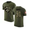 Dawuane Smoot Legend Salute to Service T-Shirt - Olive