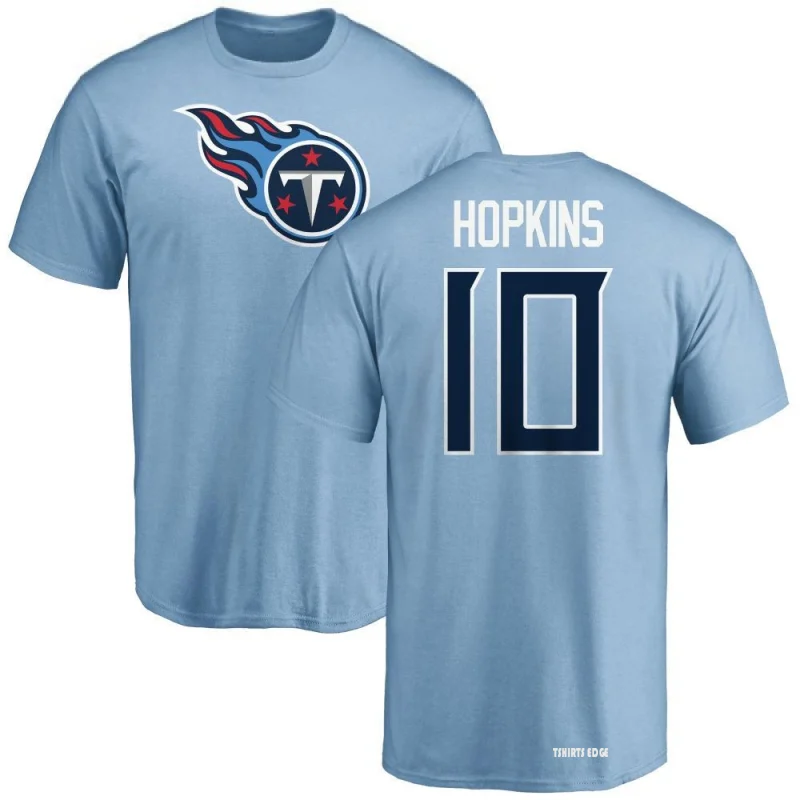 DeAndre Hopkins Name & Number T-Shirt - Light Blue - Tshirtsedge